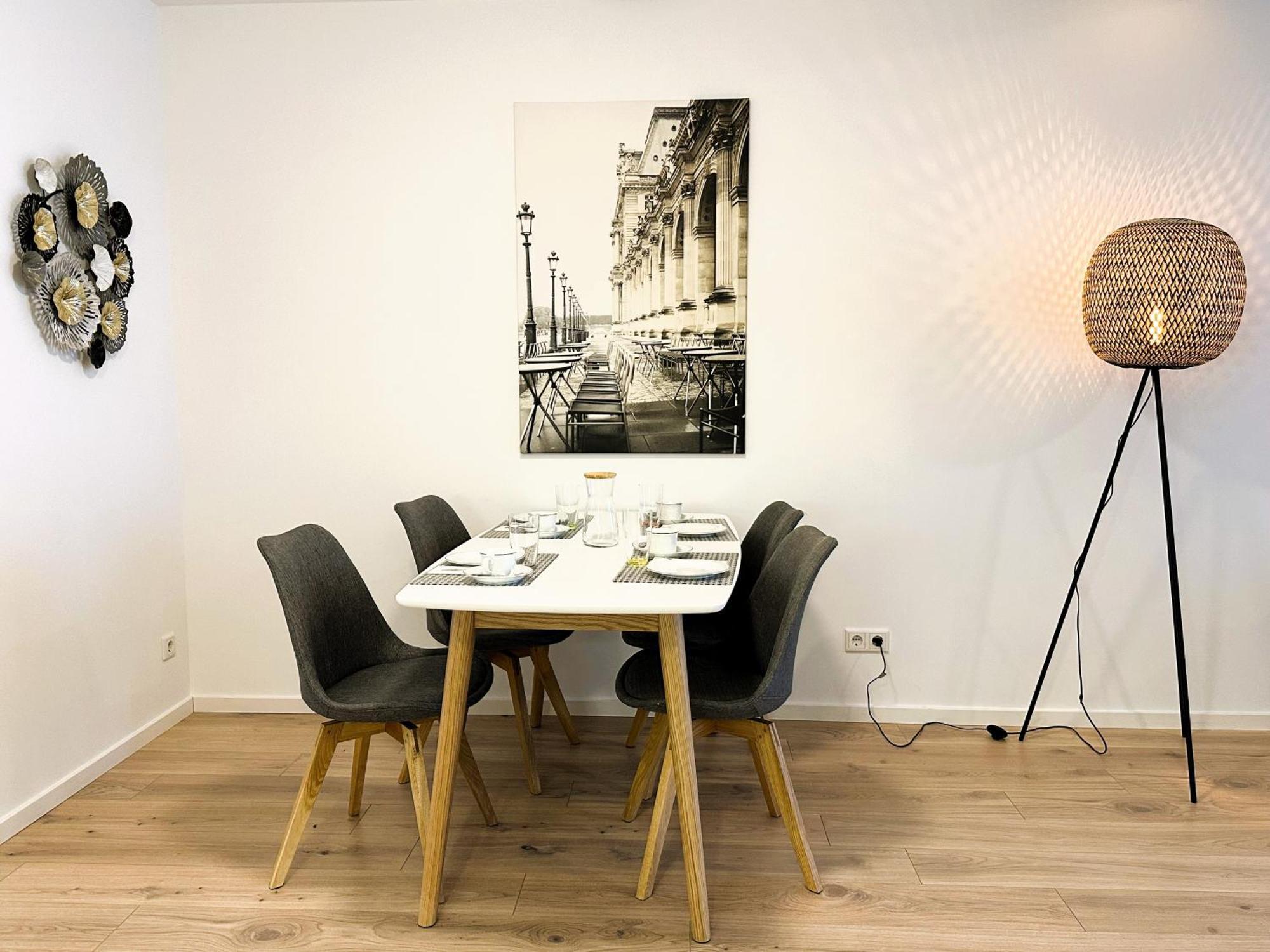 Bohnapartments - Nordkap-Suiten - Gratis Parkplatz - Moderner Neubau - Erdgeschoss - Fussbodenheizung Erfurt Bagian luar foto