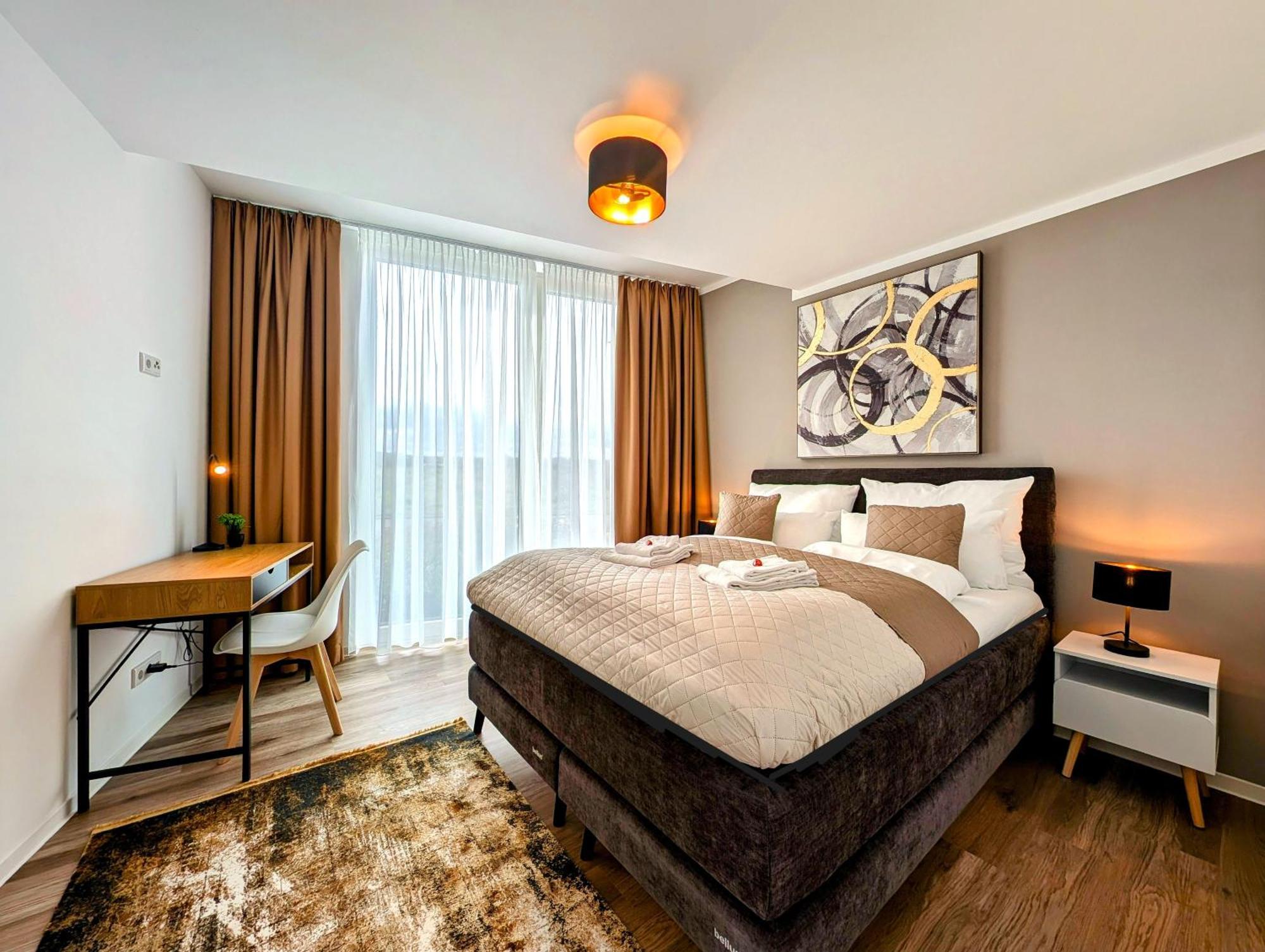 Bohnapartments - Nordkap-Suiten - Gratis Parkplatz - Moderner Neubau - Erdgeschoss - Fussbodenheizung Erfurt Bagian luar foto