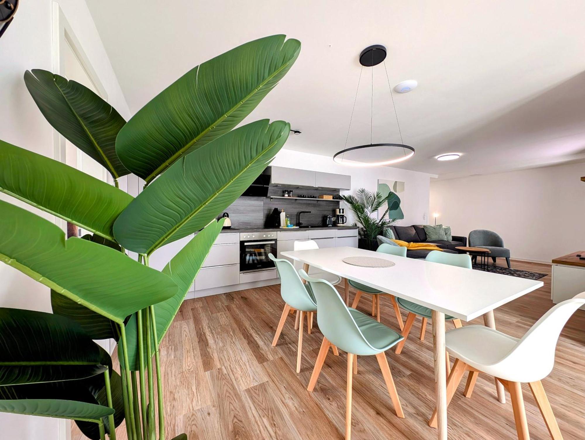 Bohnapartments - Nordkap-Suiten - Gratis Parkplatz - Moderner Neubau - Erdgeschoss - Fussbodenheizung Erfurt Bagian luar foto