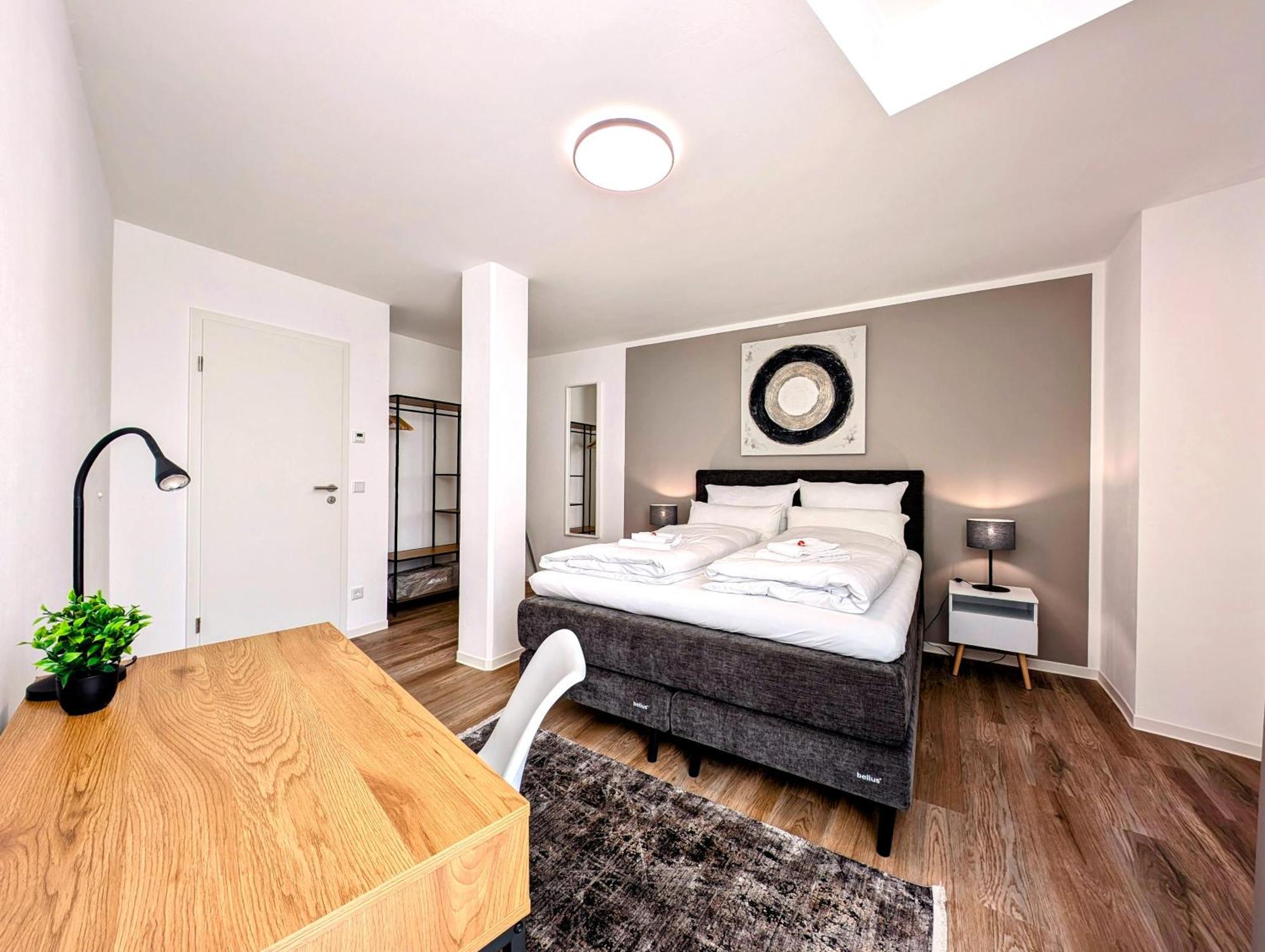 Bohnapartments - Nordkap-Suiten - Gratis Parkplatz - Moderner Neubau - Erdgeschoss - Fussbodenheizung Erfurt Bagian luar foto