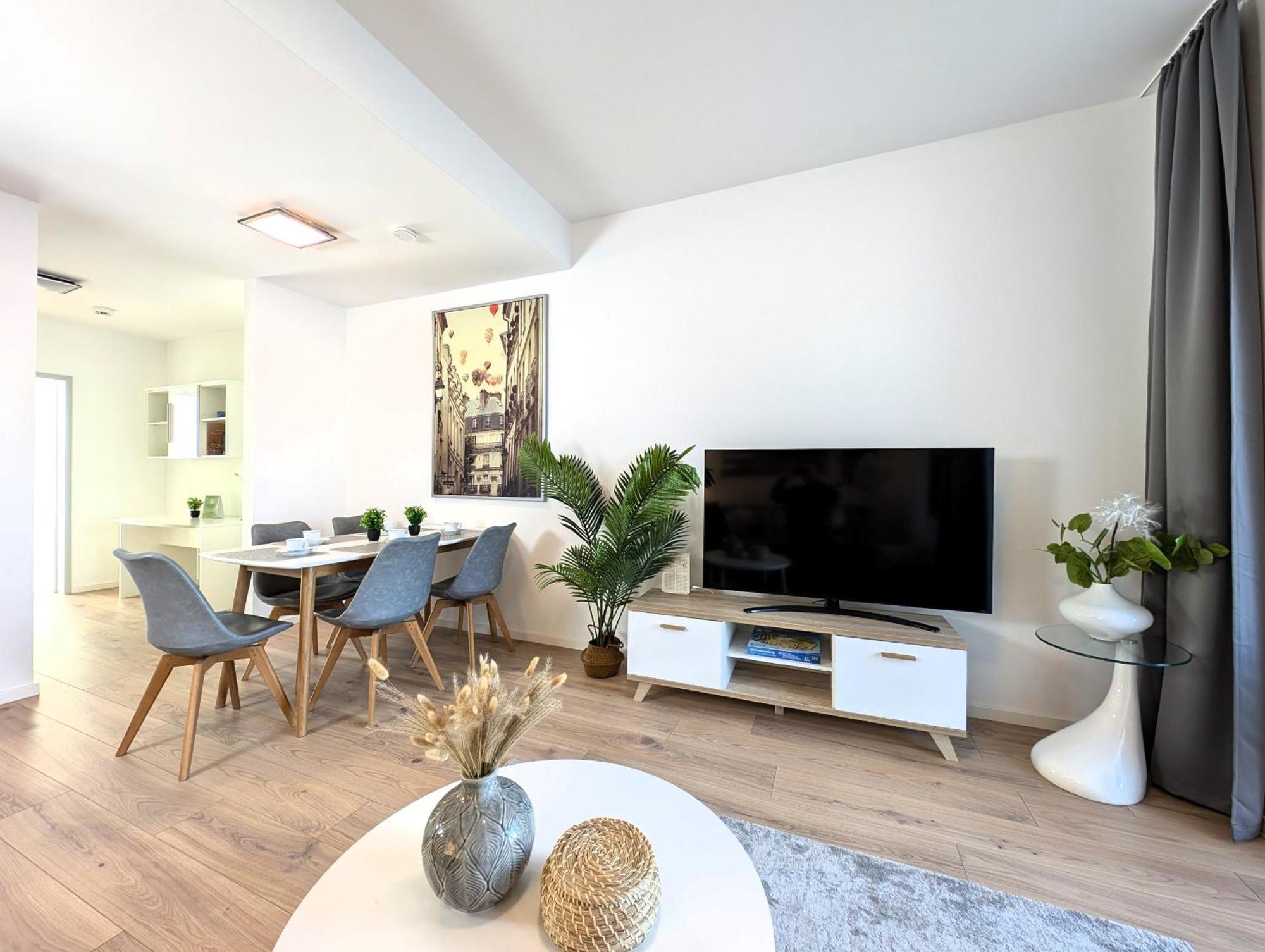 Bohnapartments - Nordkap-Suiten - Gratis Parkplatz - Moderner Neubau - Erdgeschoss - Fussbodenheizung Erfurt Bagian luar foto